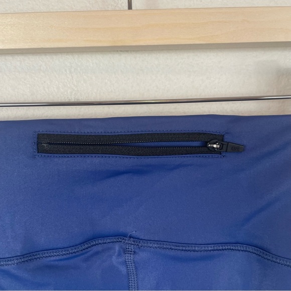 Good American High Waisted Power Leggings Mesh Blue - Picture 11 of 12